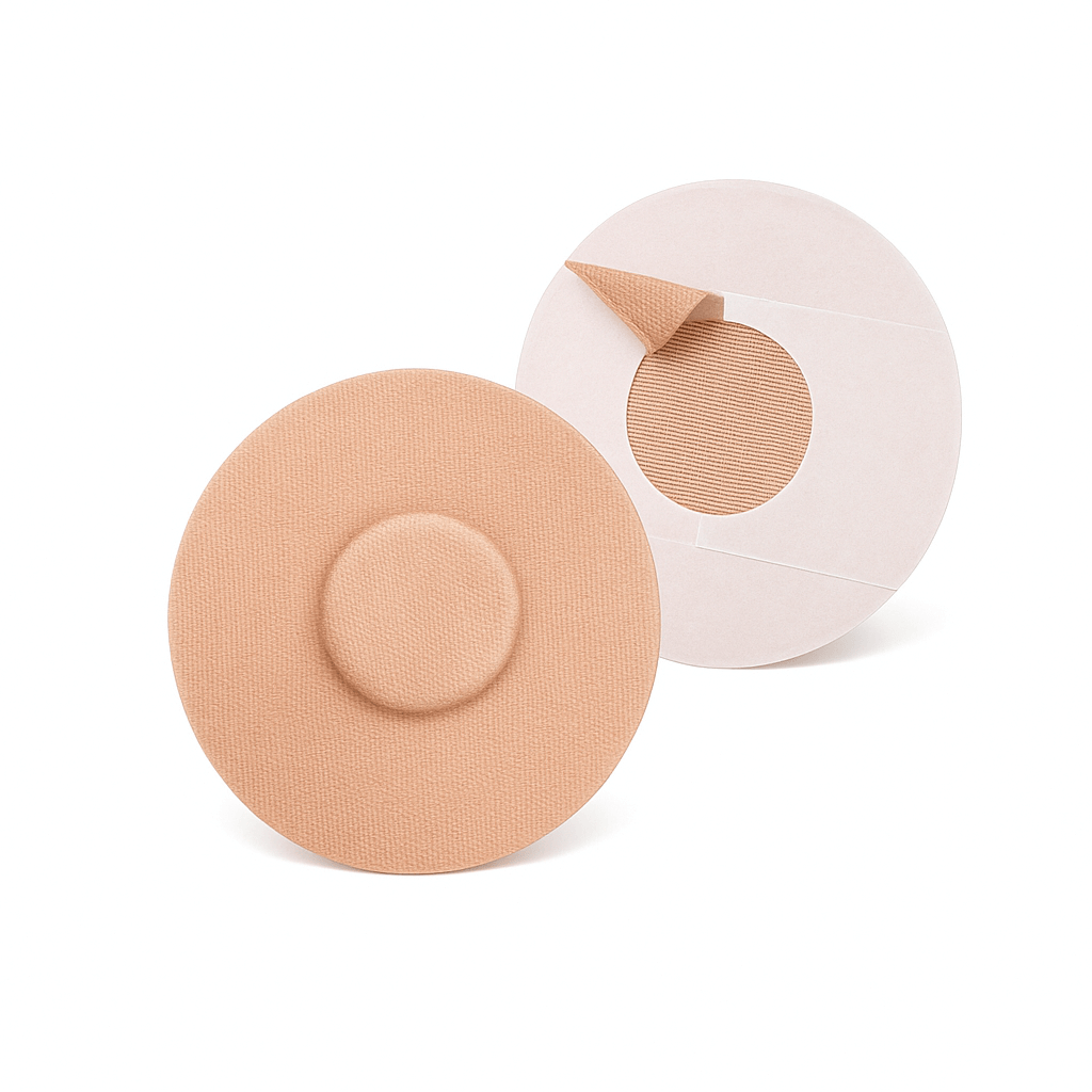 StayActive Beige sensor overpatches för Freestyle Libre, perfekt för att hålla din freestyle libre sensor säker och stabil.