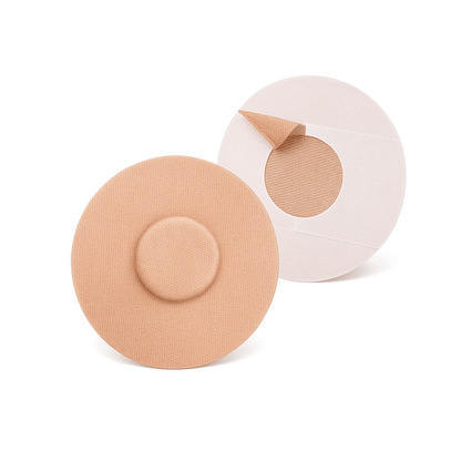 StayActive Beige sensor overpatches för Freestyle Libre, perfekt för att hålla din freestyle libre sensor säker och stabil.
