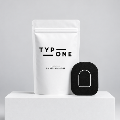 Black Overpatches för Omnipod 5 & Dash – inkl. pumpsticker