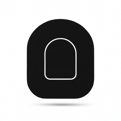 Black Overpatches black för Omnipod 5 & Dash – inkl. pumpsticker