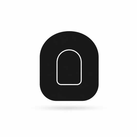 Black Overpatches for Omnipod 5 &amp; Dash – incl. pump sticker
