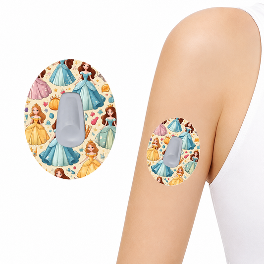 DiabetaGuard - Princess CGM Patches for Dexcom G6 (10-pack)