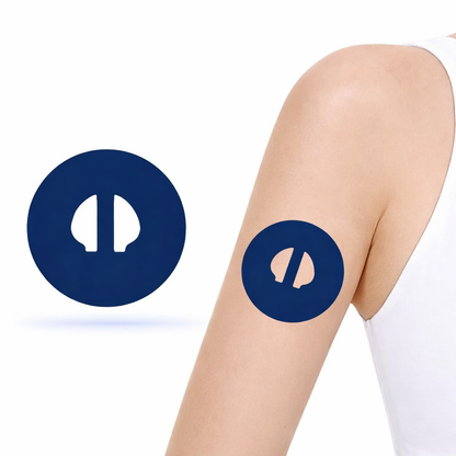 Medtronic Guardian 4 CGM-sensor overpatches – Navy Blue
