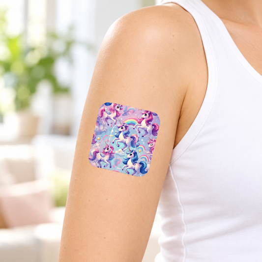 Unicorn Pony CGM overpatches for simplified sync incl. Sensor Sticker