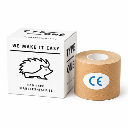 Tejp för CGM-sensor & Insulinpump – Extra Fixering