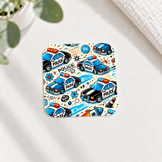 Police cars CGM Sensor Patch for Simplera (10-pack) incl. Sensor Sticker