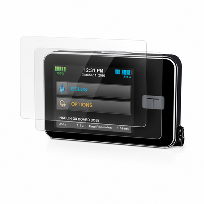 DiabetaShield – Screen protector for Tandem t:Slim X2 insulin pump (2-pack)