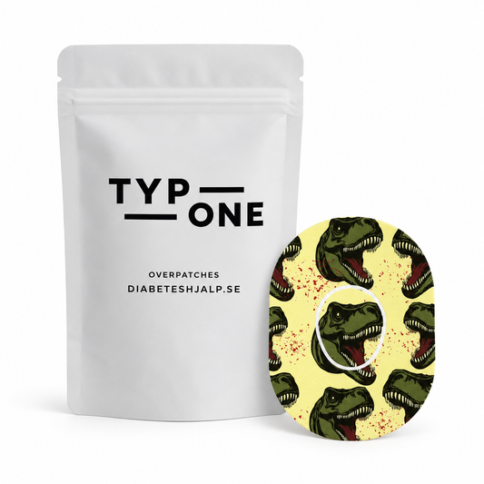 Dexcom One+ T-Rex Overpatches – Dinosaur Strength for Your Sensor