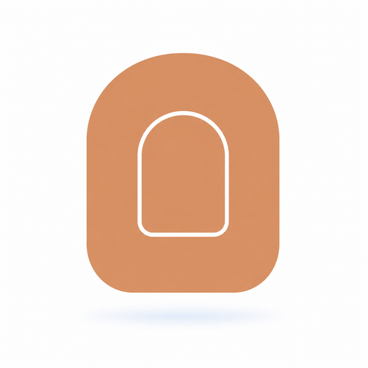 Beige Pump Overpatches – För Omnipod 5 & Dash (inkl. pump sticker)