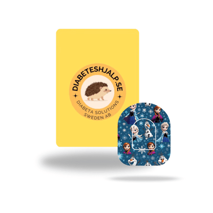 Frozen Universal pump overpatches för Omnipod 5 och dash ink pump sticker, innovativa overpatches som kombinerar funktion och mode för insulinpump användare.
