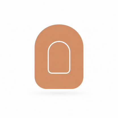Beige Pump Overpatches – For Omnipod 5 &amp; Dash (incl. pump sticker)