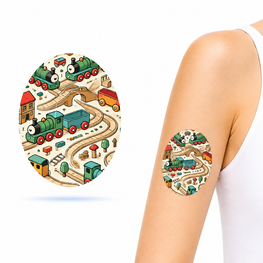 Brio train CGM sensor Patch for Dexcom G6 (10-pack) including sticker sensor