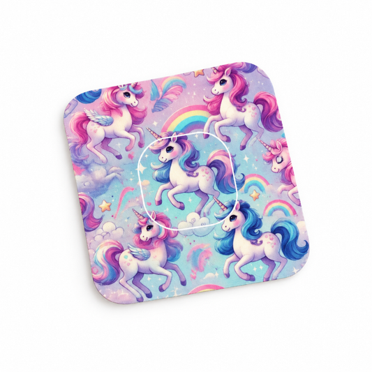Unicorn Ponny CGM overpatches för simplera sync inkl. Sensor Sticker