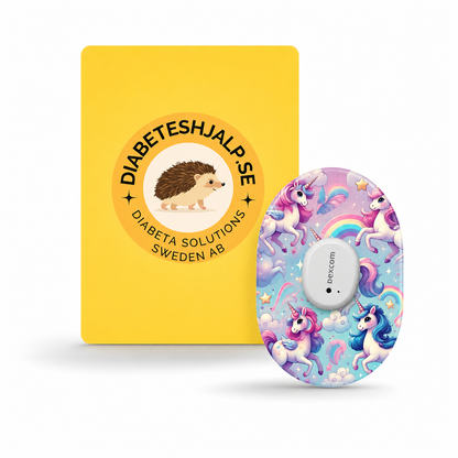 Dexcom G7 CGM-sensor overpatch – Unicorn inkl. Sensor Sticker