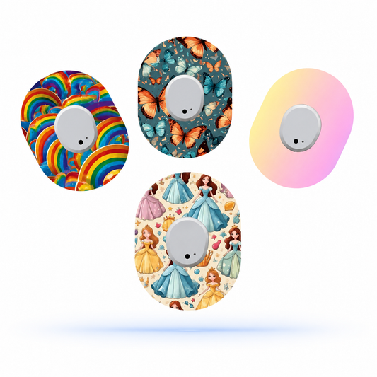Princess MixPack CGM Sensor patches for Dexcom G7 (4-pack)