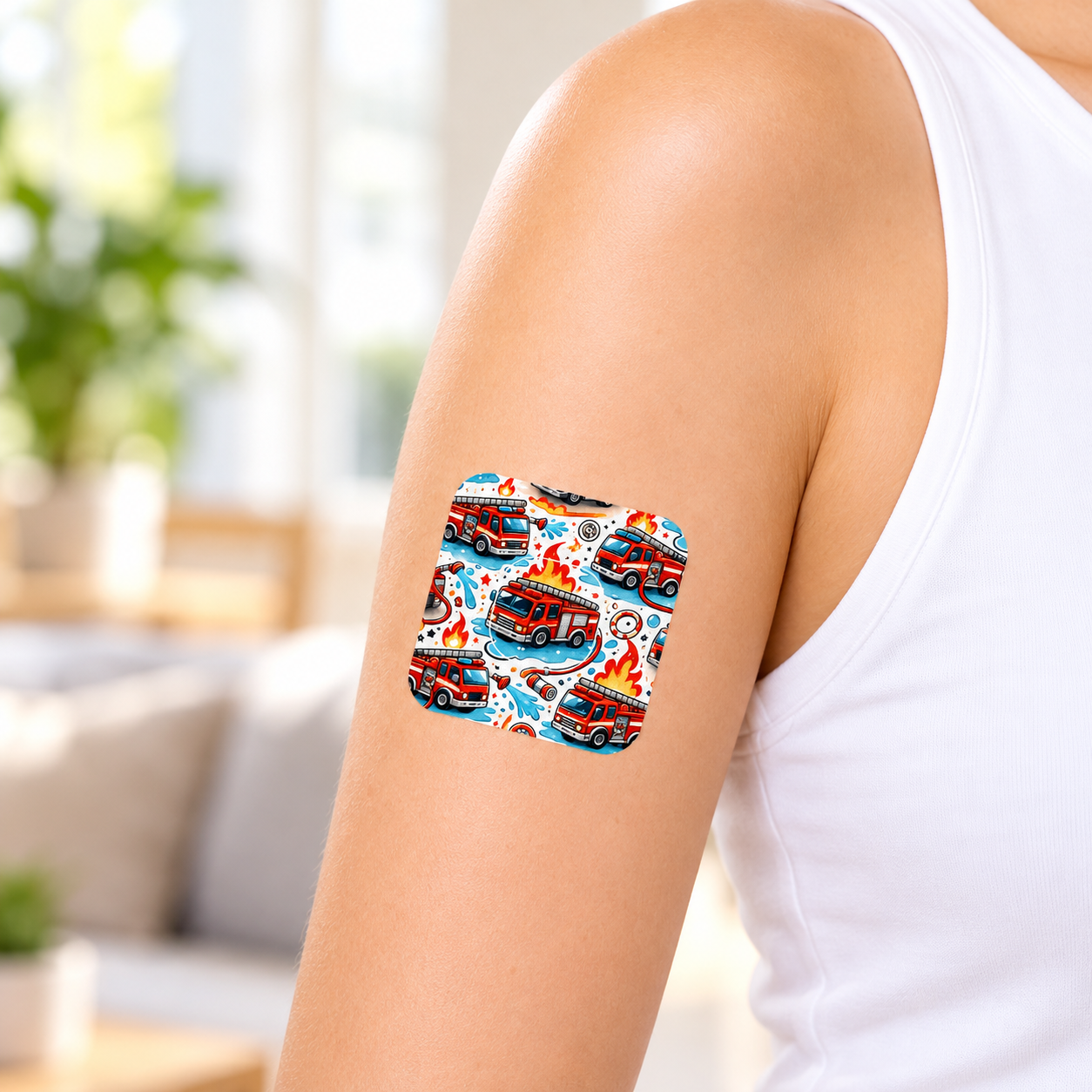 Brandbilar CGM Overpatch för Simplera Sync inkl. Sensor Sticker