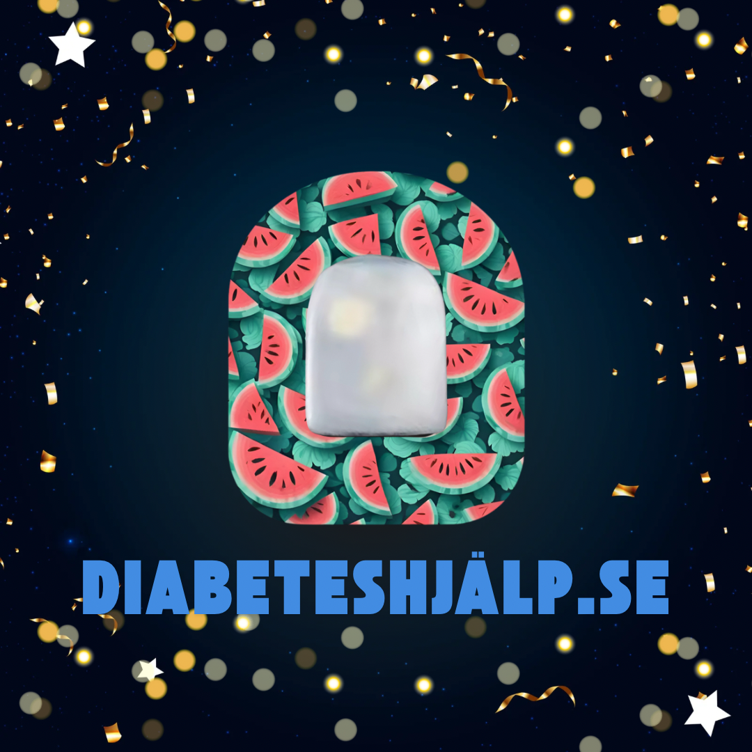 Watermelon pump Patch för omnipod dash diabetaguard