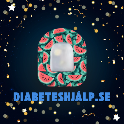 Watermelon pump Patch för omnipod dash diabetaguard