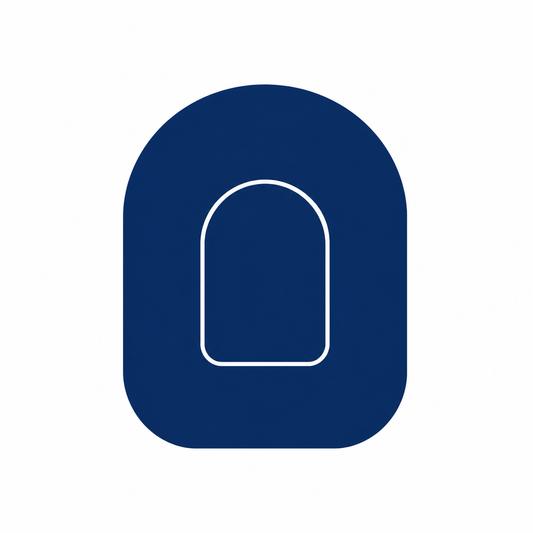 Omnipod 5 & Dash overpatches – Navy Blue inkl. Pumpsticker