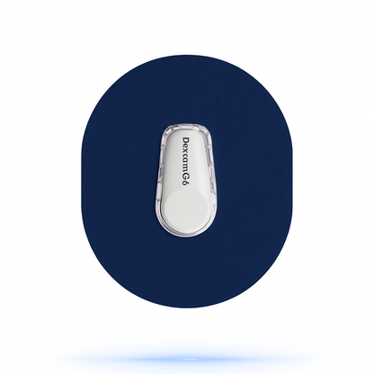 Navy Blue CGM-sensor overpatches för Dexcom G6 - Diabeteshjalp