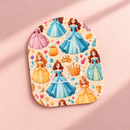 Omnipod Prinsessans Overpatches & pumpsticker