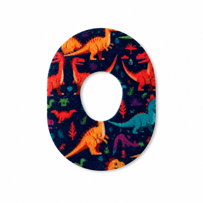 Dexcom G7 Dinokids Mix CGM Overpatch – T-Rex & Triceratops.