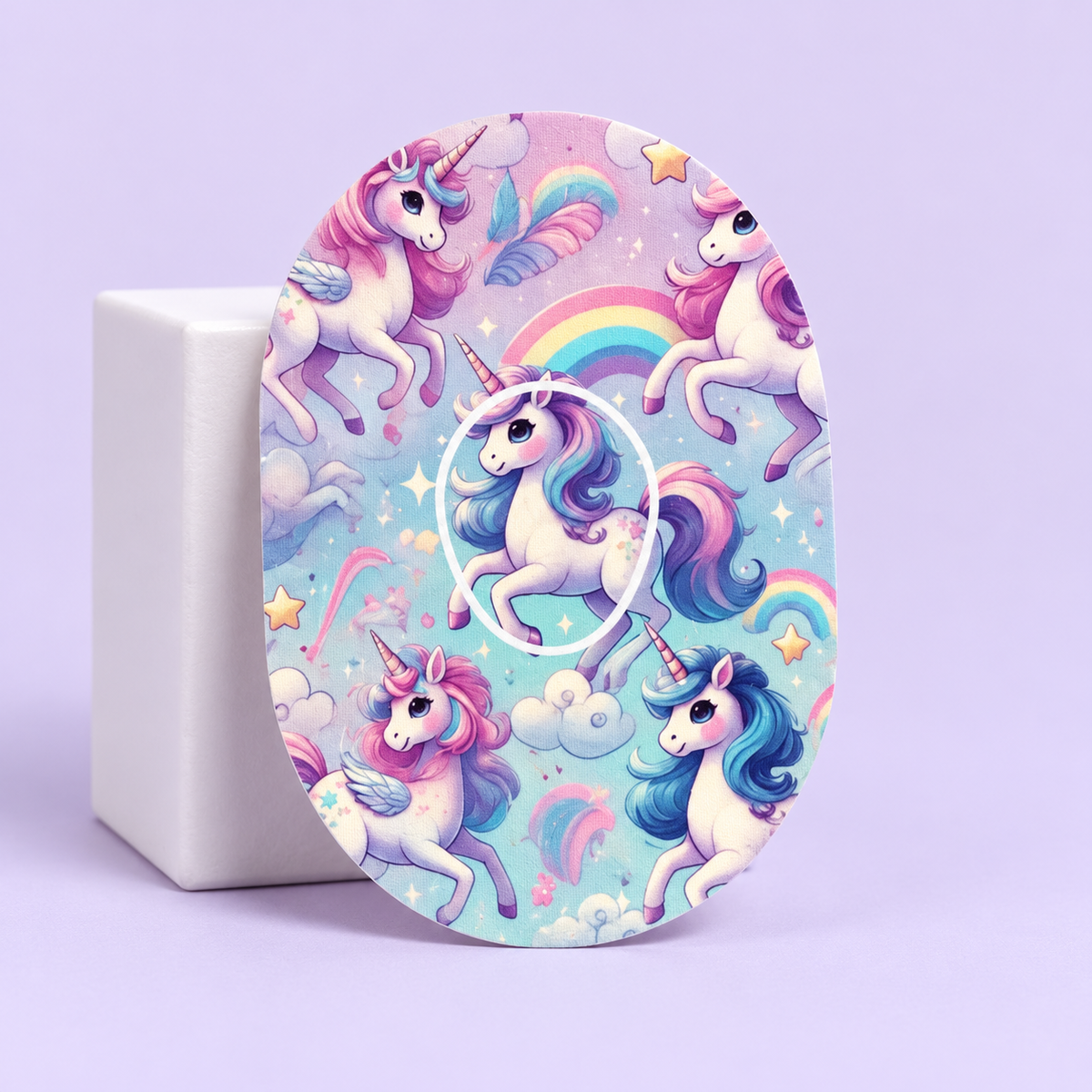 Unicorn pony CGM Patches for Dexcom G7 Sensor (10-pack) Ink sensor Sticker