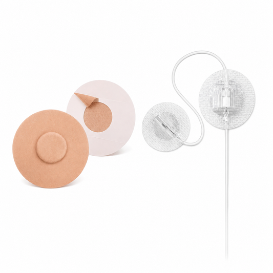 TruSteel™ Infusionsset Patches – Hudvänliga och Stabilt Fäste
