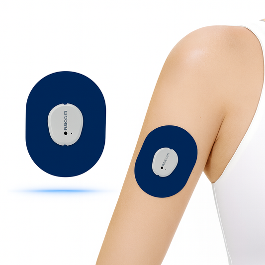 Navy Blue StayActive CGM-sensor patches för Dexcom G7 Sensor - Diabeteshjalp