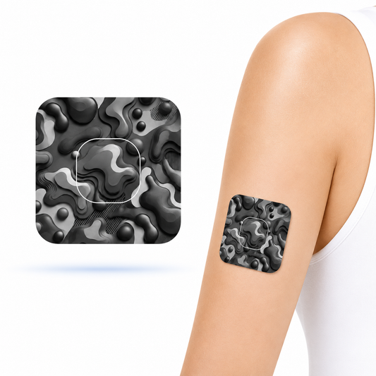 Camouflage Army grey overpatches Simplera sync inkl. Sensor Sticker