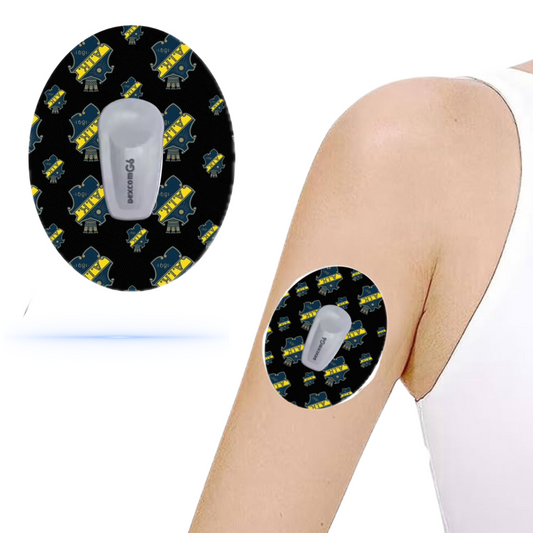 DiabetaGuard - AIK Sport CGM Patches för Dexcom G6 (5-pack) - Diabeteshjalp