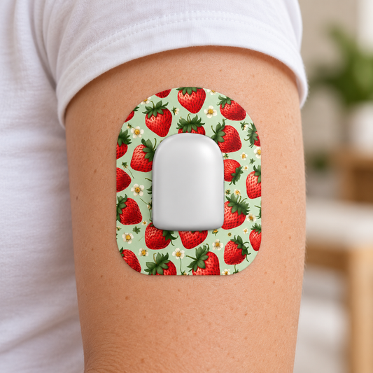 Strawberry Universal Pump Patch for Omnipod (10-pack)