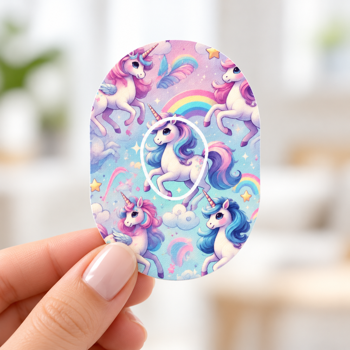 Unicorn pony CGM Patches for Dexcom G7 Sensor (10-pack) Ink sensor Sticker