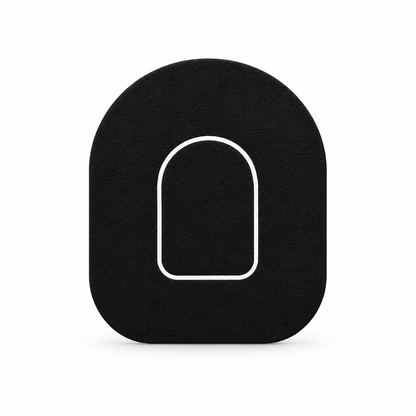Black Overpatches för Omnipod 5 & Dash – inkl. pumpsticker