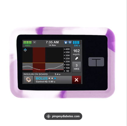 PumpCover – Silikonskydd för Insulinpump Tandem t:Slim X2 - Diabeteshjalp