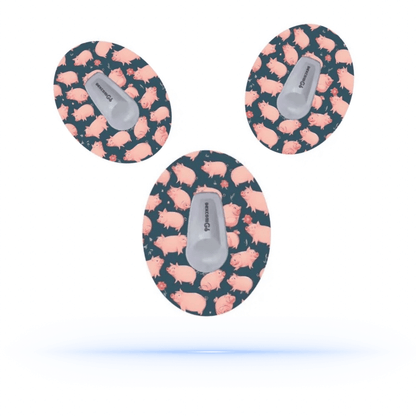 Piggytema CGM Sensor i overpatches för Dexcom G6 (10-pack) - Diabeteshjalp