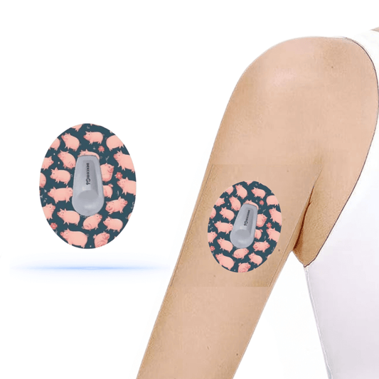 Piggytema CGM Sensor i overpatches för Dexcom G6 (10-pack) - Diabeteshjalp