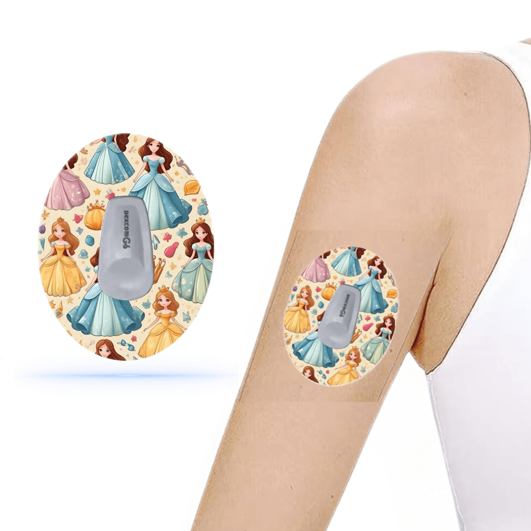 Prinsessan CGM sensor overpatches för Dexcom G6 ( 10-pack ) - Diabeteshjalp