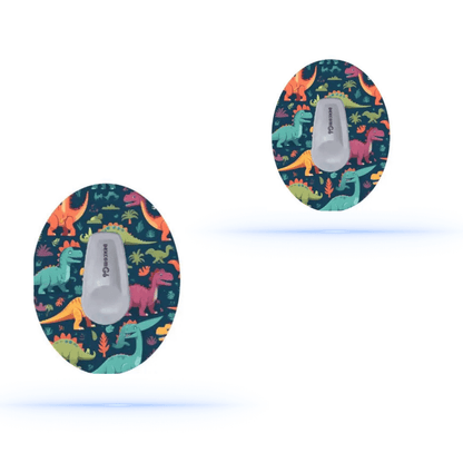 Dinosaur CGM Sensor Patches för Dexcom G6 (5-pack) - Diabeteshjalp