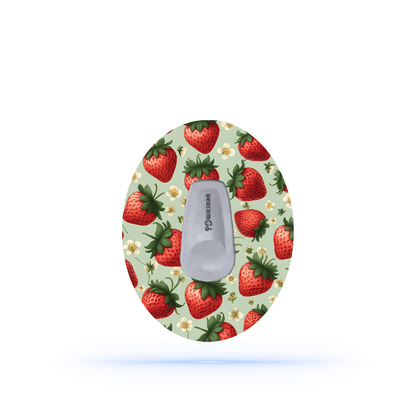 Strawberry CGM sensor Patches För Dexcom G6 (5-pack) - Diabeteshjalp
