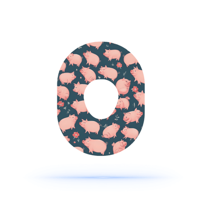 PiggyPrint CGM Sensor overpatches för Dexcom G7 (10-pack) - Diabeteshjalp