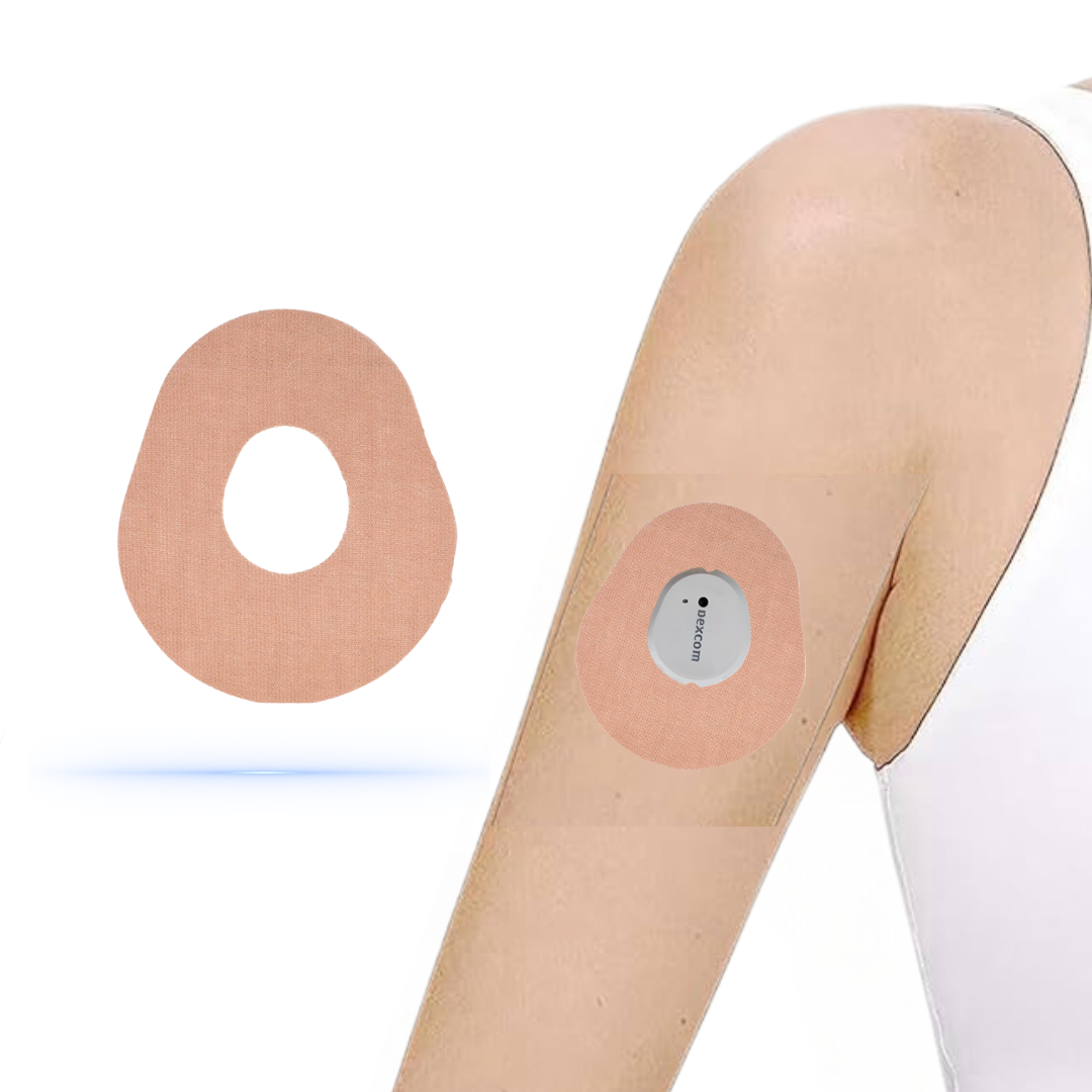Sport CGM Sensor Patch Stayactive Beige För Dexcom G7 (10-Pack) - Diabeteshjalp