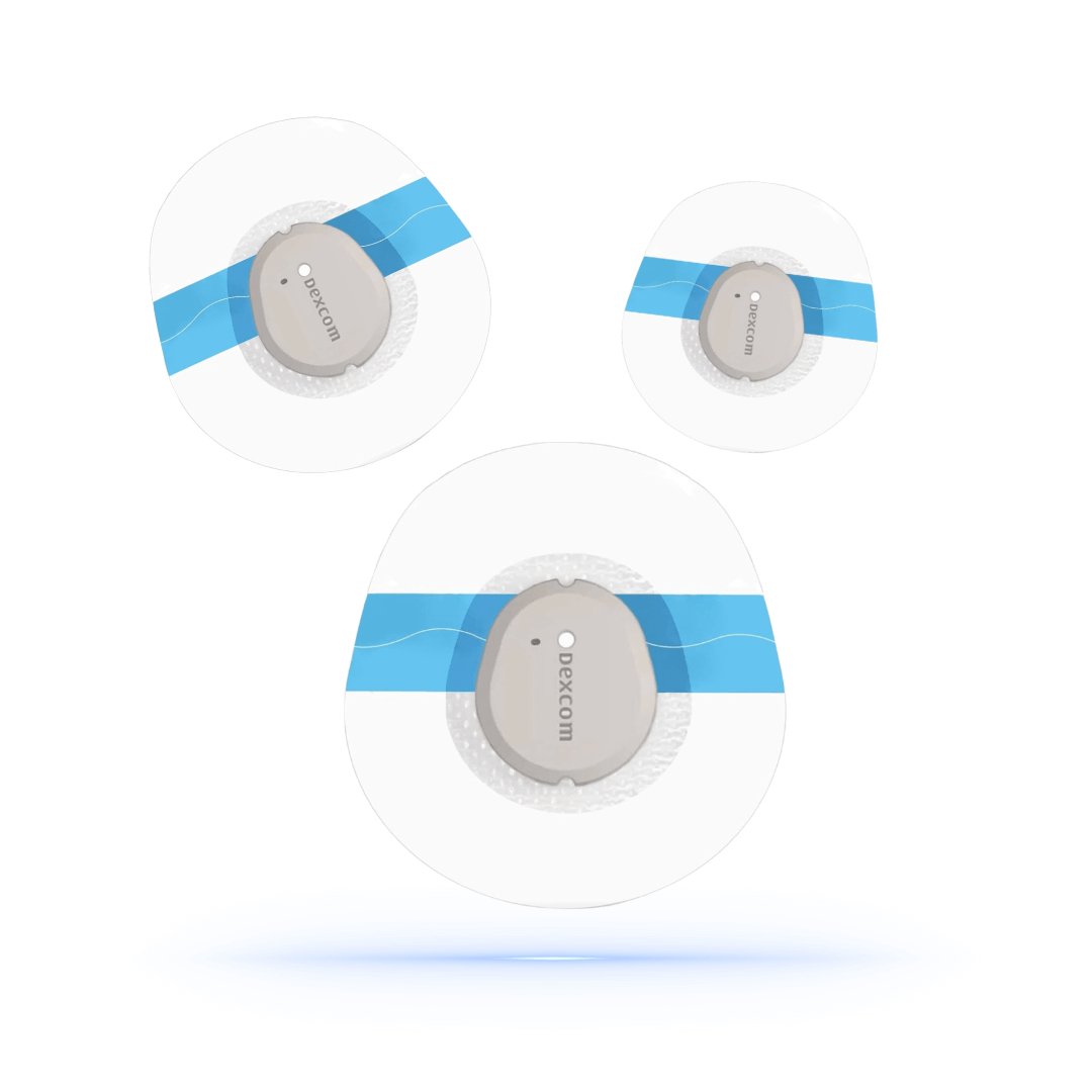 Sport Sensor Patch Aktiv Transparent för Dexcom G7 (10-pack) - Diabeteshjalp