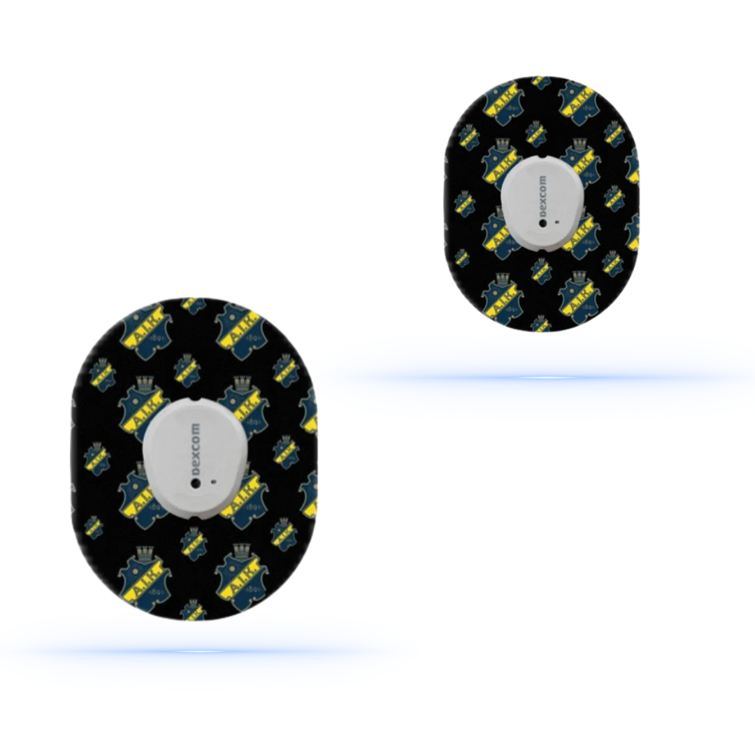 AIK Sport CGM sensor Patches för Dexcom G7 (5-pack) - Diabeteshjalp