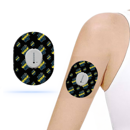 AIK Sport CGM sensor Patches för Dexcom G7 (5-pack) - Diabeteshjalp