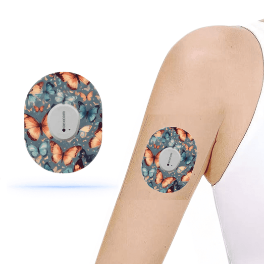 Butterfly CGM sensor patches för Dexcom G7 (5-pack) - Diabeteshjalp