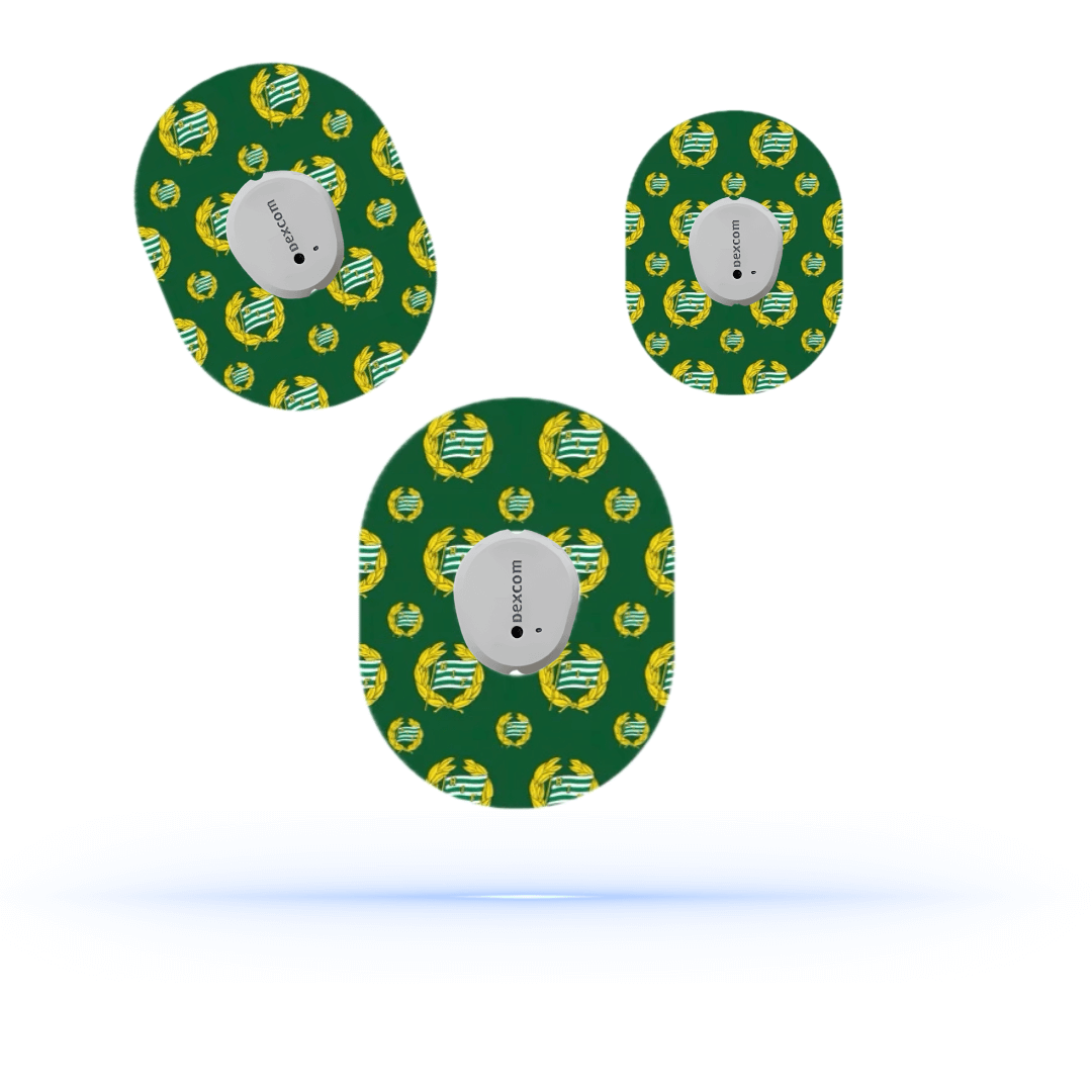 Hammarby if CGM sensor patches för Dexcom one+ (5-pack) - Diabeteshjalp