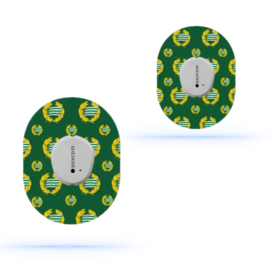 Hammarby if CGM sensor patches för Dexcom G7 (5-pack) - Diabeteshjalp