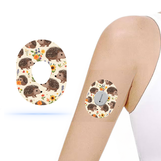 Hedgehogs CGM sensor patches för Dexcom G7 (5-pack) - Diabeteshjalp