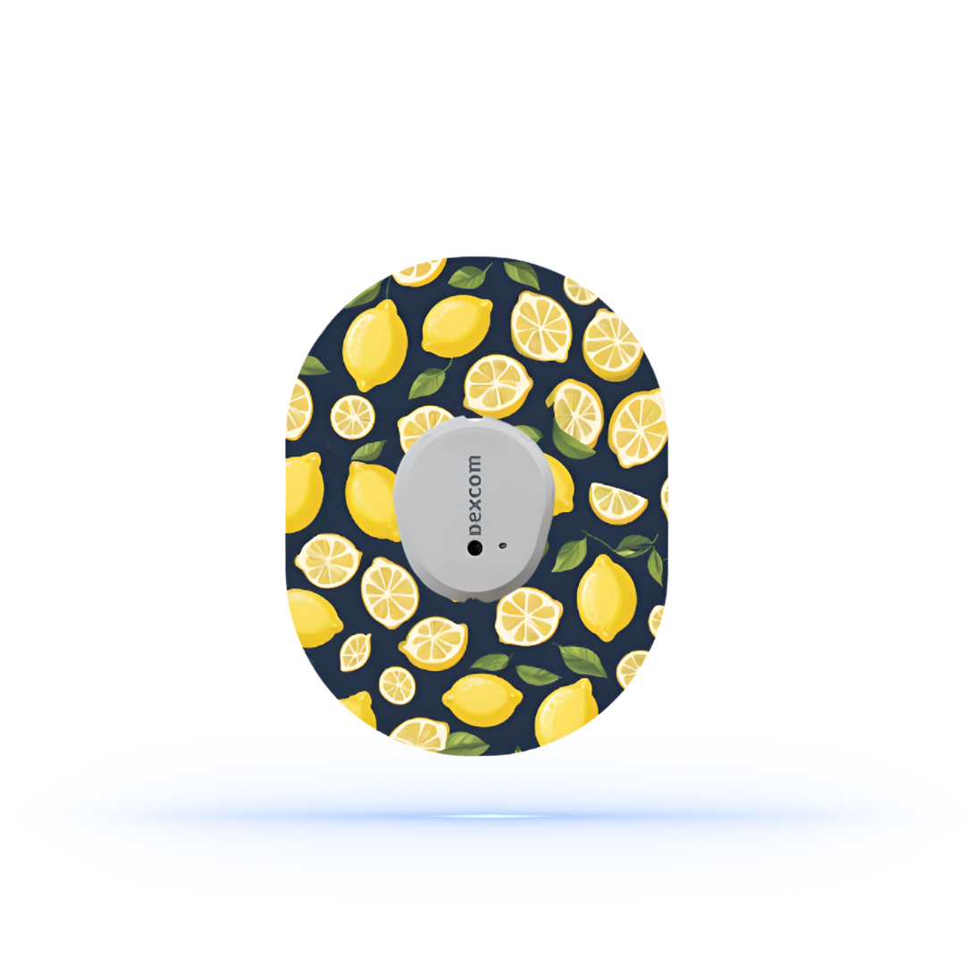 Lemon's CGM Sensor overpatches för Dexcom G7 (5-pack) – Uppfriskande och livfull touch - Diabeteshjalp